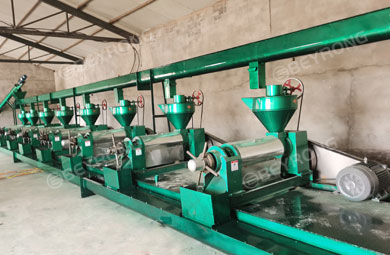 Large Oil Production Line